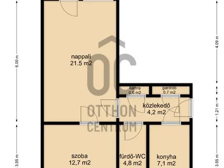 Eladó lakás Zalaegerszeg 55 nm