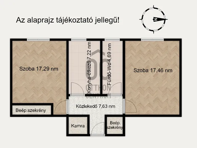 Eladó lakás Zalaegerszeg, Landorhegy 54 nm