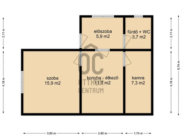 Eladó ház Zalaegerszeg, Ságod 45 nm