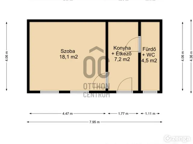 Eladó lakás Nagykanizsa 30 nm