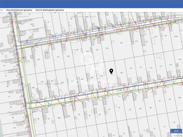 Eladó telek Szegerdő, Rákóczi utca 1192 nm