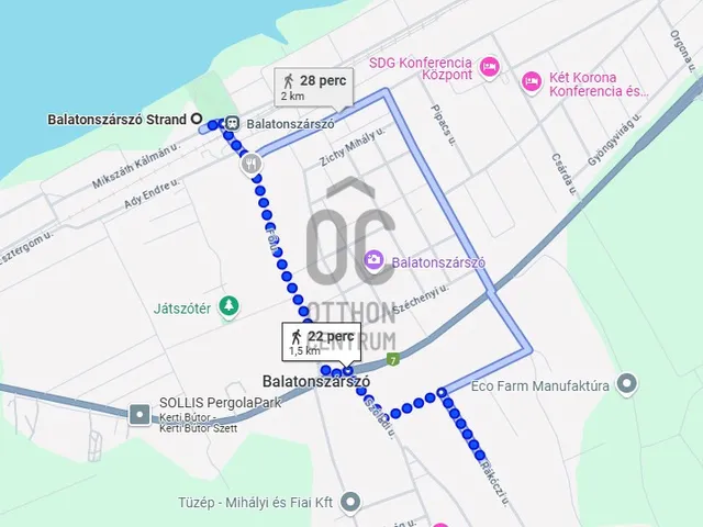 Eladó telek Balatonszárszó 746 nm