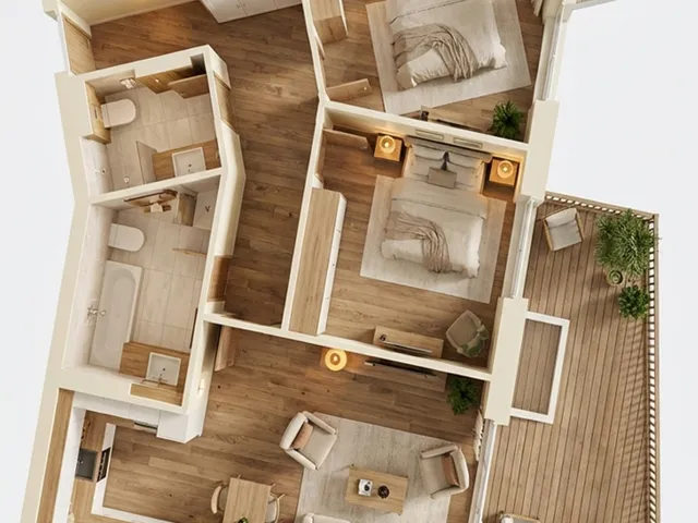 Eladó lakás Balatonföldvár 69 nm