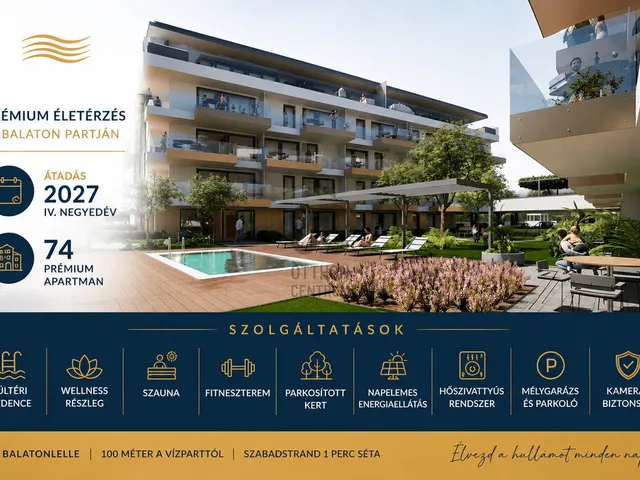 Eladó lakás Balatonlelle 48 nm