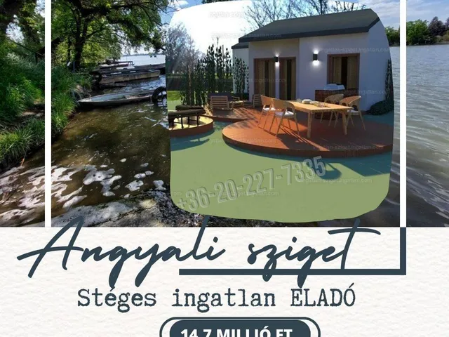 Eladó üdülő és hétvégi ház Ráckeve, Angyali-sziget 30 nm