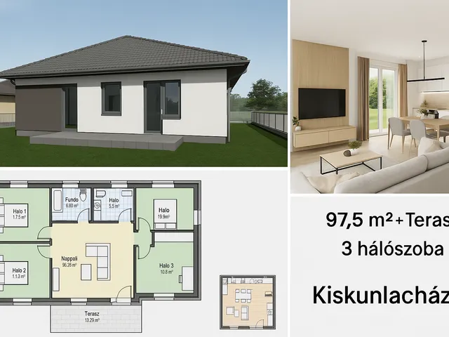 Eladó ház Kiskunlacháza 98 nm