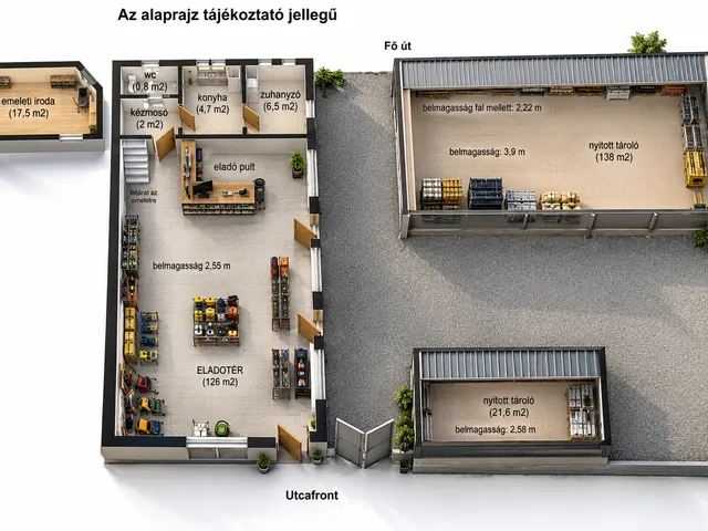 Eladó kereskedelmi és ipari ingatlan Dömsöd, Tassi út 2 949 nm