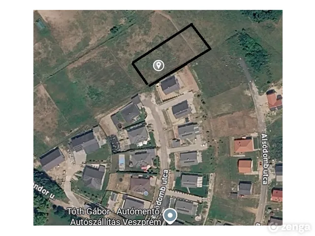 Eladó telek Szentkirályszabadja 1106 nm