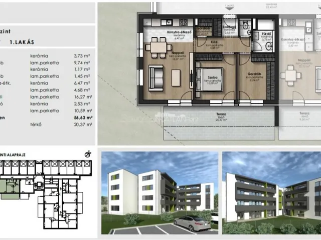 Eladó lakás Szombathely, Oladi lakótelep 57 nm