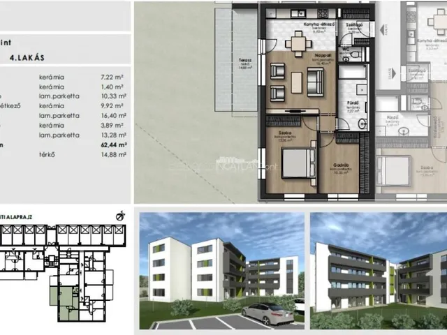 Eladó lakás Szombathely, Oladi lakótelep 62 nm