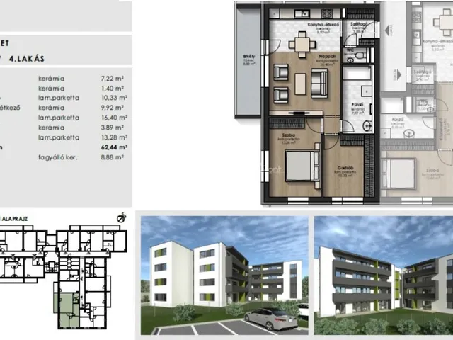 Eladó lakás Szombathely, Oladi lakótelep 62 nm