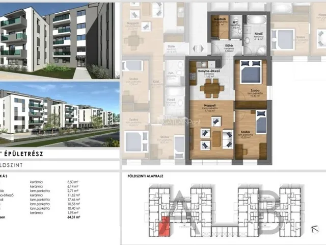 Eladó lakás Szombathely 65 nm