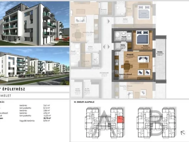 Eladó lakás Szombathely 36 nm