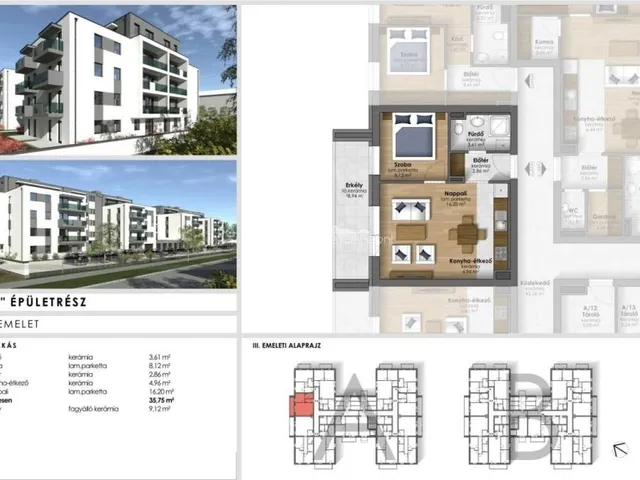 Eladó lakás Szombathely 36 nm