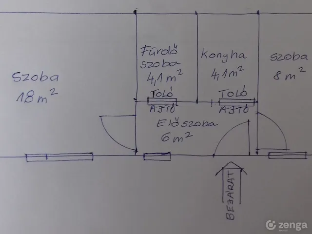 Eladó lakás Budapest V. kerület, Belváros 40 nm