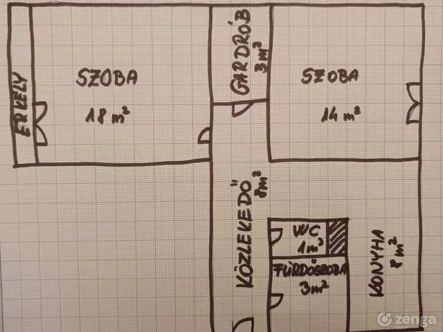 Eladó lakás Miskolc, Avas 55 nm