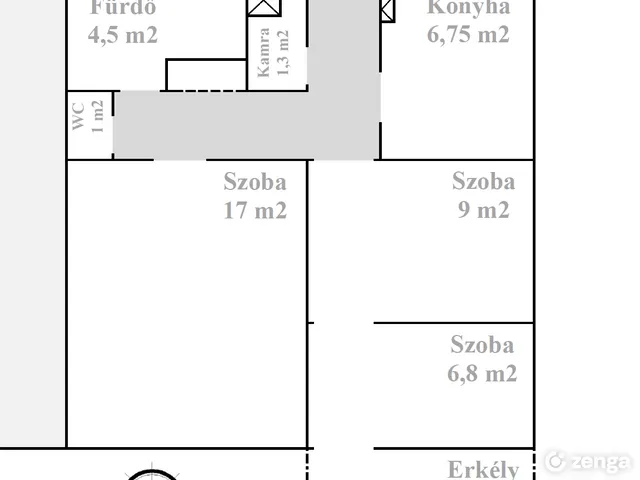 Eladó lakás Marcali 56 nm