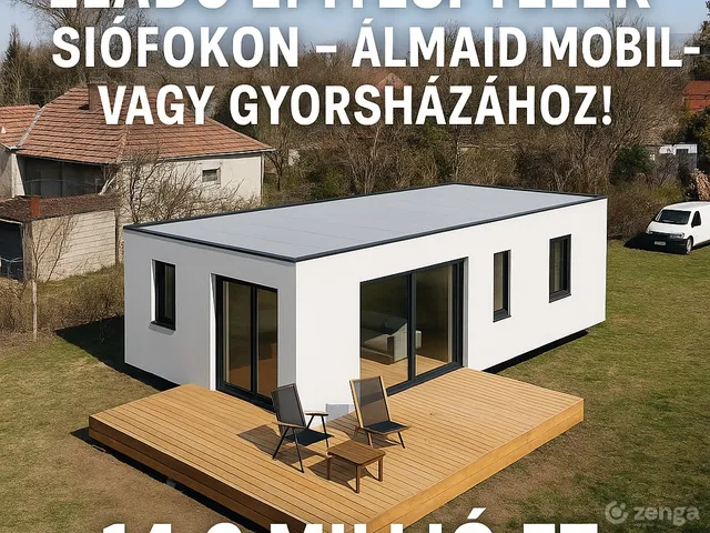 Eladó telek Siófok, Balatonkiliti 310 nm