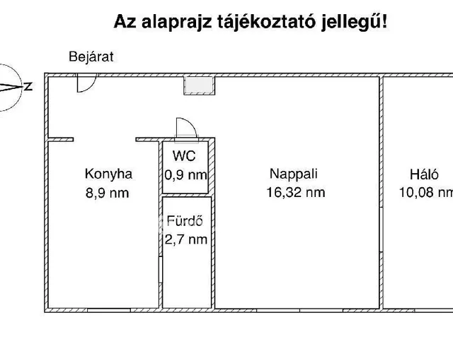 Eladó lakás Győr, Nádorváros 43 nm