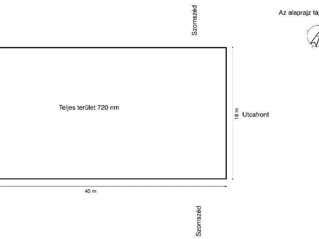 Eladó telek Győrság 720 nm