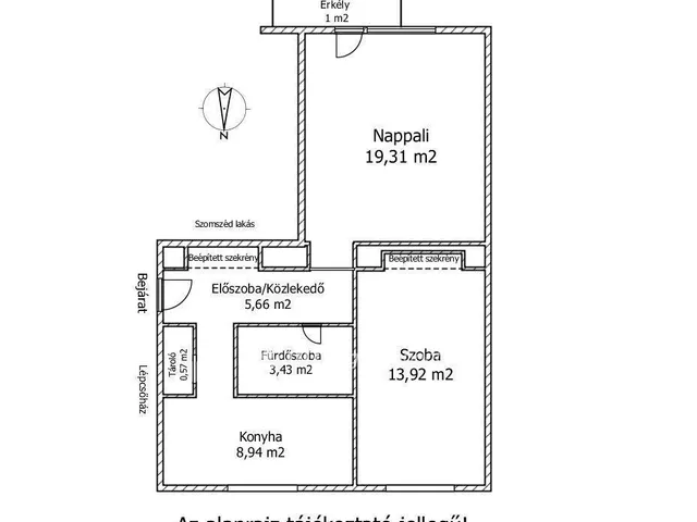 Eladó lakás Mosonmagyaróvár 52 nm