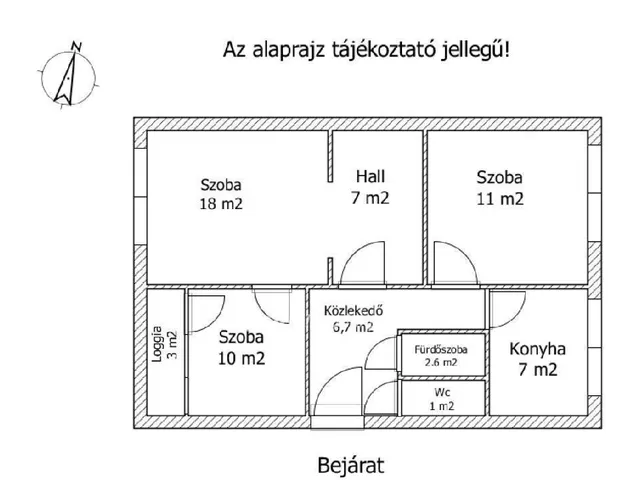 Eladó lakás Győr, Nádorváros 64 nm