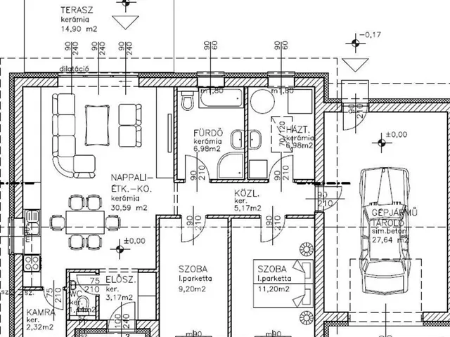 Eladó ház Dunaszeg 103 nm