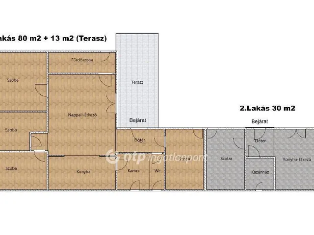 Eladó ház Tápszentmiklós 110 nm