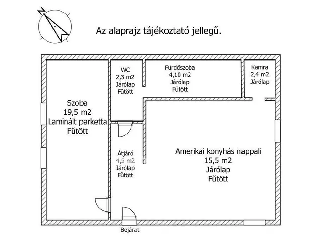 Eladó lakás Hegyeshalom 48 nm