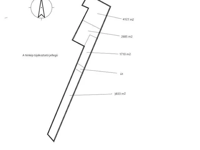 Eladó telek Töltéstava 12679 nm