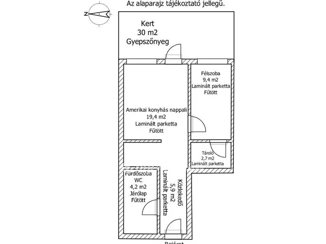 Eladó lakás Mosonmagyaróvár 42 nm
