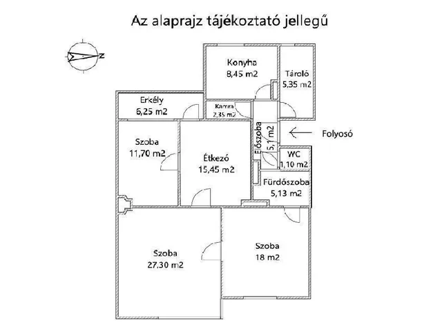 Eladó lakás Győr, Nádorváros 104 nm