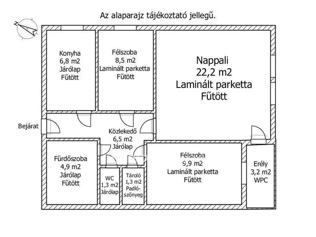 Eladó lakás Mosonmagyaróvár 63 nm