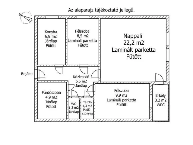 Eladó lakás Mosonmagyaróvár 63 nm