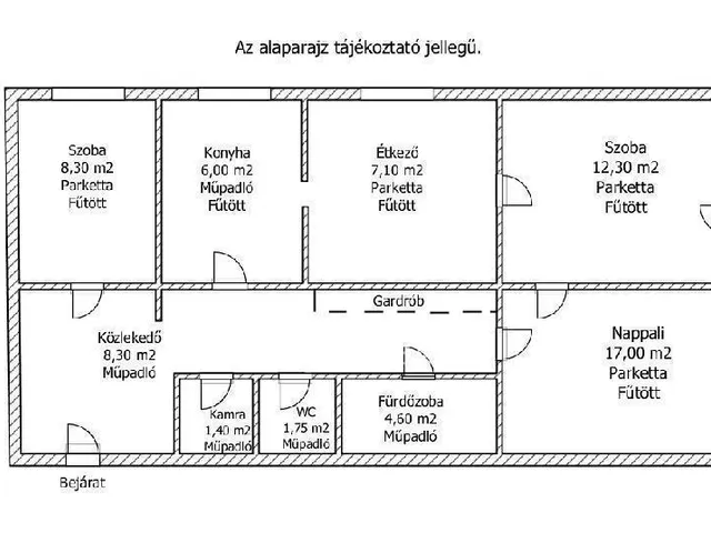 Eladó lakás Mosonmagyaróvár, Városközpont 69 nm