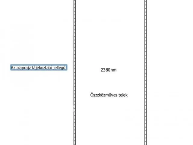 Eladó telek Győrzámoly 2380 nm