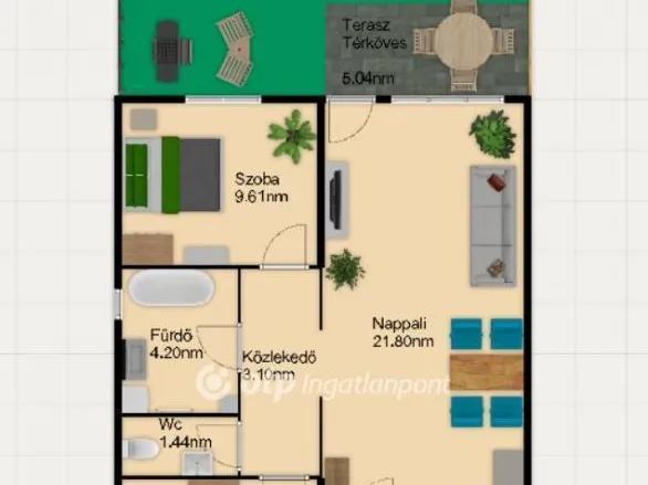 Eladó lakás Mosonmagyaróvár 62 nm