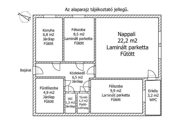 Eladó lakás Mosonmagyaróvár 63 nm