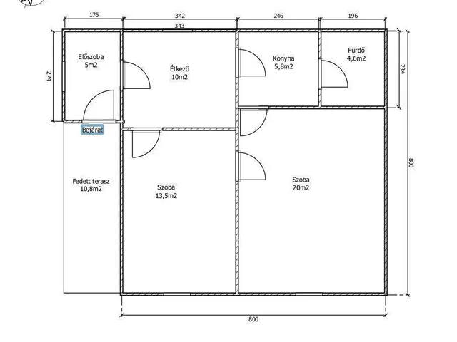 Eladó ház Koroncó 60 nm
