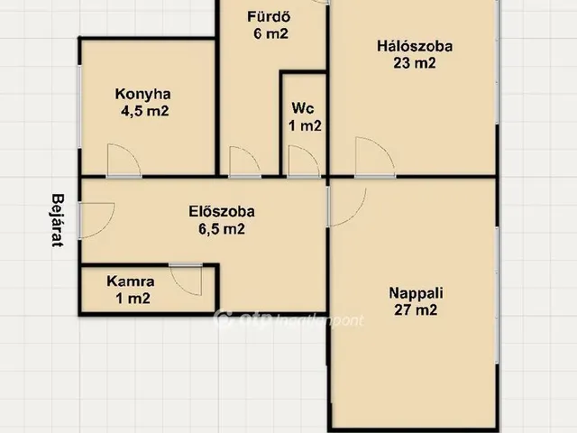 Eladó lakás Győr, Belváros 69 nm