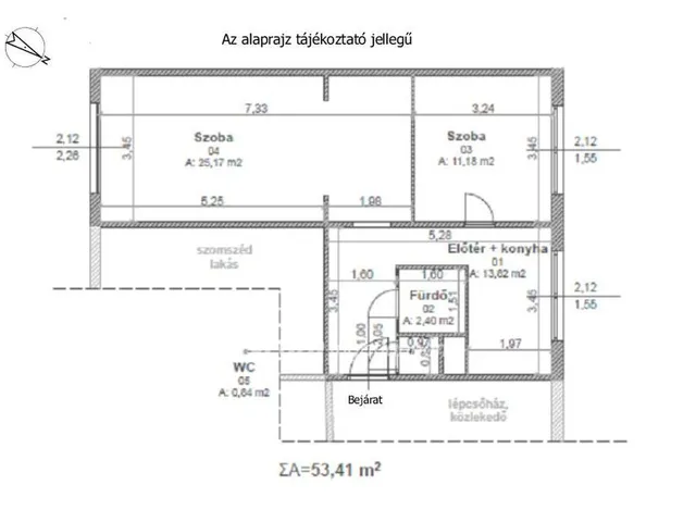 Eladó lakás Győr, Nádorváros 53 nm
