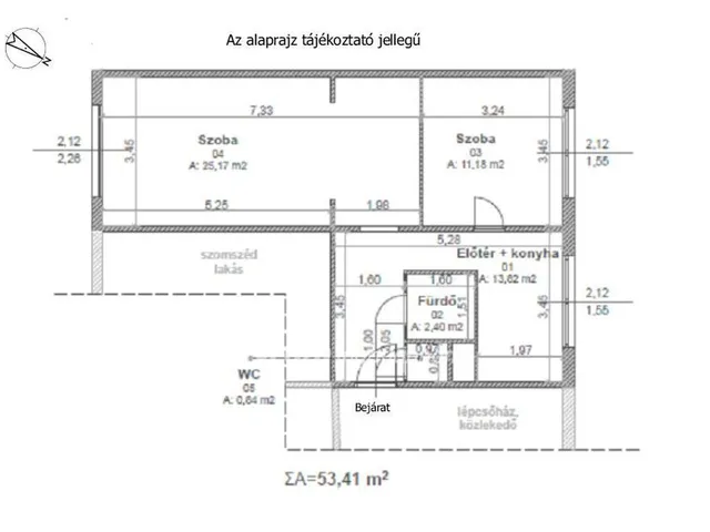 Eladó lakás Győr, Nádorváros 53 nm