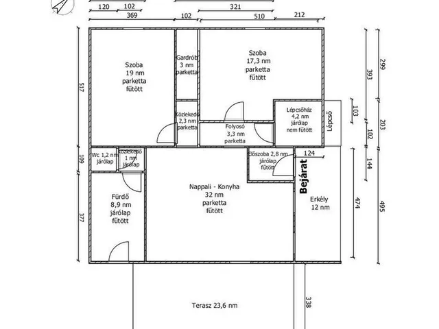 Eladó ház Győr, Szabadhegy 169 nm
