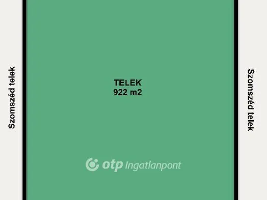 Eladó telek Ikrény 922 nm