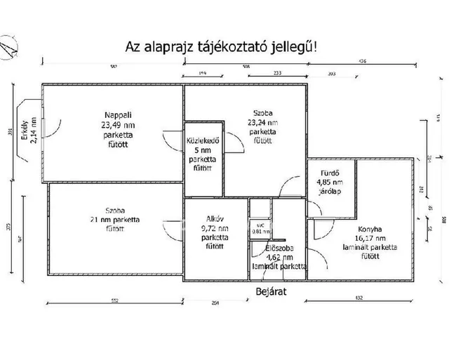 Eladó lakás Győr, Belváros 105 nm