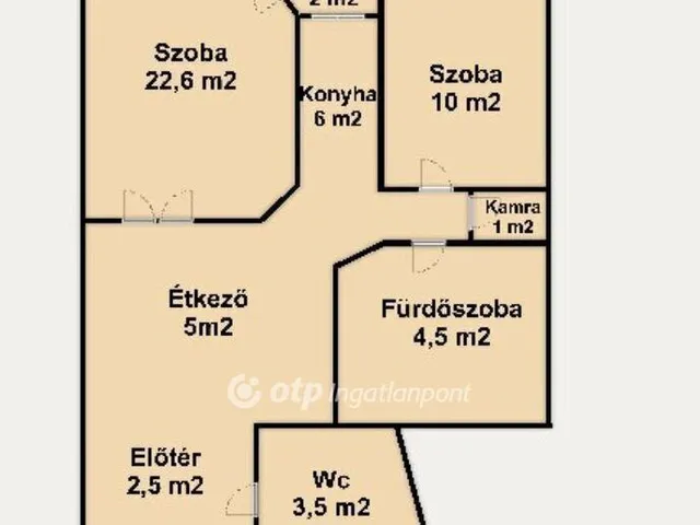 Eladó lakás Győr 55 nm