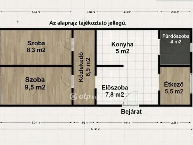Eladó ház Jánossomorja 47 nm