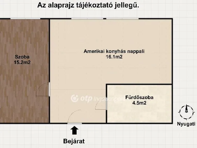 Eladó lakás Győr, Adyváros 35 nm