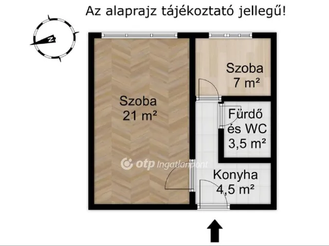 Eladó lakás Győr, Nádorváros 36 nm