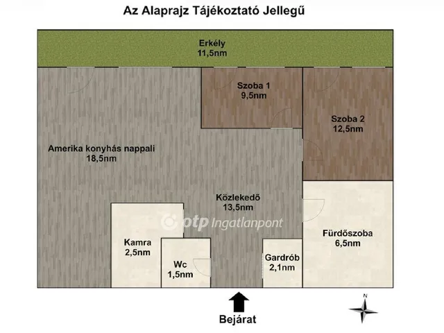 Eladó lakás Győr, Belváros 66 nm